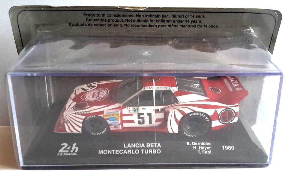 USC 3) DIE CAST LANCIA BETA MONTECARLO TURBO - DARNICHE - 1980 - Scala 1/43 - Immagine 1 di 1