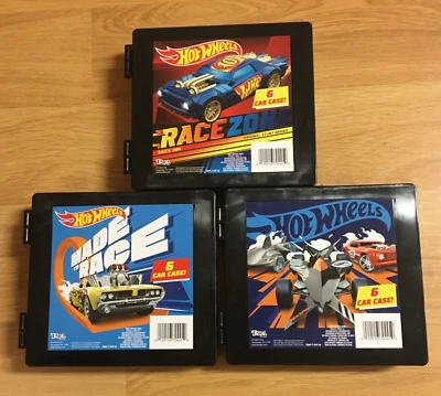 Hot Wheels 6 Car Collector's Display Case OR Wheel Swap Tray LOT OF 3 - Image 1 of 4