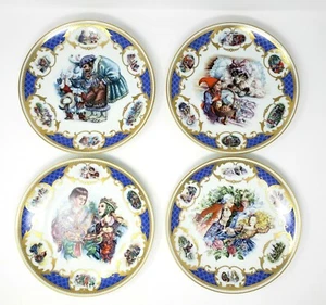 Lot of 4 Vintage Limoges Jegou 1983 Decorative Plates - Picture 1 of 9