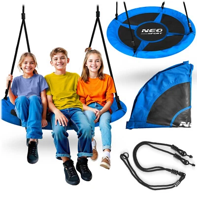 Neo-Sport Nestschaukel Tellerschaukel Relaxschaukel 150 kg Kinderschaukel Ø115cm