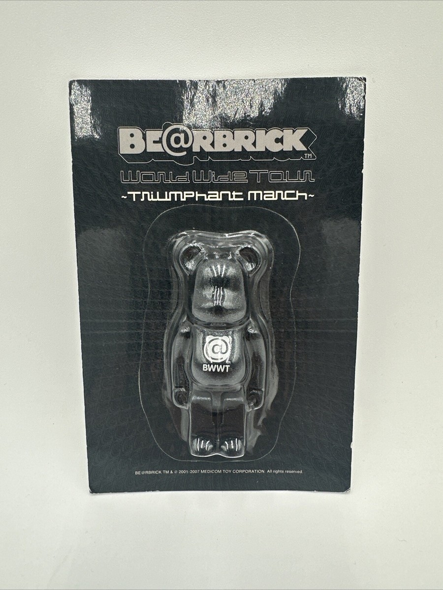 ベアブリック WWT 2007 Medicom Bearbrick 100% World Wide Tour