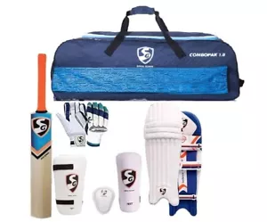 Kit cricket SG set completo per adulti SG Spark Kashmir pipistrello salice regalo di Natale - Foto 1 di 1