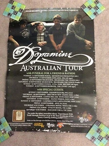 DOPAMINE Band Australian Tour 2007 Promotional POSTER VINTAGE RARE  - Bild 1 von 1