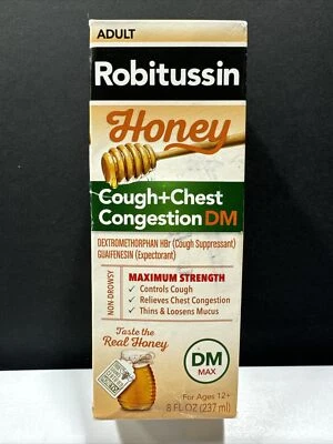 (1) Robitussin tos y congestión torácica DM fuerza máxima (8 fl oz.) Exp. 07/2025+ Foto 1 de 4