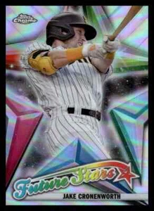 2022 Topps Chrome Future Stars Refractor #FS-9 JAKE CRONENWORTH San Diego Padres - Picture 1 of 2