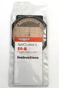 ASA Air Classics E6-B Flight Computer Case Instructions 1992 - Picture 1 of 4