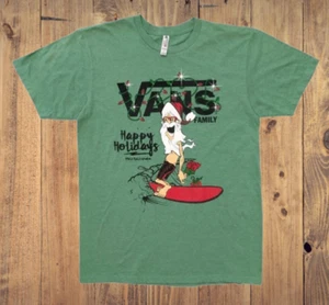 Exclusive Vans Family Only Happy Holidays Mele Kalikimaka Surfing Santa Claus - Picture 1 of 5