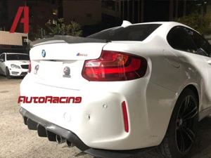 M4 Style Carbon Fiber Trunk Spoiler 14-17 BMW F22 228i 235i Coupe CF - Picture 1 of 4