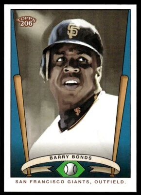 2002 Topps 206 Team Series 1 Barry Bonds San Francisco Giants #T206-1 - Image 1 of 2