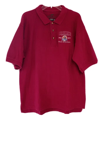 Vintage Colorado Avalanche  NHL Hockey 2001 Stanley Cup Champs Polo Cover