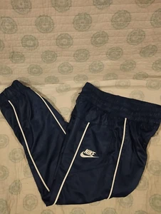 NIKE SPORTSWEAR SIZE LARGE JOGGER WIND BREAKER TRACK PANTS BLUE WHITE BV2751-492 - Picture 1 of 7