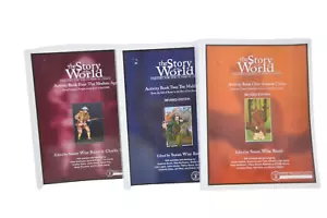 The Story of the World History Bundle Volumes 1 2 & 4 Activity Books Lot - Picture 1 of 1