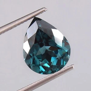 AAA Natürlich Brasilianischer Blau Grün Turmalin Birne Lose Edelstein Schnitt - Bild 1 von 4