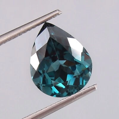 AAA Natürlich Brasilianischer Blau Grün Turmalin Birne Lose Edelstein Schnitt - Bild 1 von 4