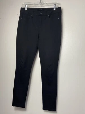 Pantalones de mezclilla Joe's para mujer negros suaves ponte tiro medio pierna ajustada 5 bolsillos talla 29 Foto 1 de 4