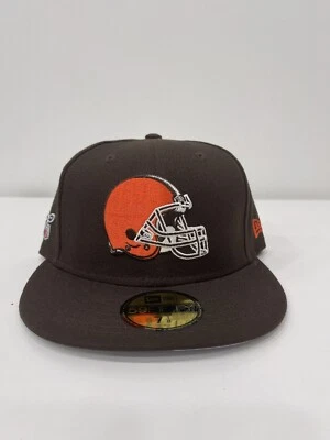 Cleveland Browns New Era Sombrero Club Casco NFL Gorra Ajustada 7 1/8 Foto 1 de 4