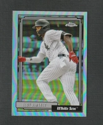 2021 Topps Update Eloy Jimenez 1992 Topps Redux Chrome #TC92-15 White Sox - Image 1 of 2
