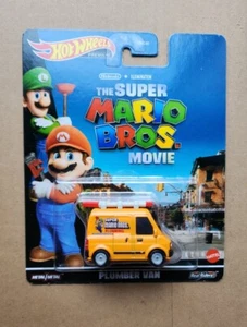 Hot Wheels Premium The Super Mario Bros. Movie Plumber Van - Picture 1 of 1