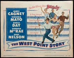 WEST POINT STORY Original Movie Lobby Card Poster Doris Day James Cagney Musical - Picture 1 of 2