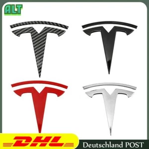 Motorhaube Kofferraum Emblem Lenkrad Dekor Emblem für Tesla Model 3 Model Y - Bild 1 von 11