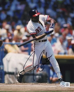 Joe Carter Autographed Signed CLEVELAND INDIANS 8x10 Photo Beckett BAS COA - Picture 1 of 1