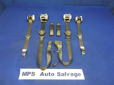 07 2007 Ford Mustang GT NEGRO CUPÉ CINTURONES DE SEGURIDAD DELANTEROS TRASEROS OEM Z08 Foto 1 de 4