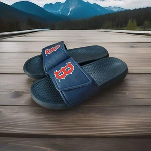 MLB Boston Red Sox Youth Sandals Flip Flops with Strap XL 4-5  - Picture 1 of 6