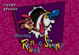 Ren And Stimpy Stimpy's Invention - Sega Genesis Game - Picture 1 of 8