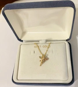 Black Hills Oro 10KT Ángel Oro - 18" Delicada Cadena Llena de Oro - 2 de 3 Similares - Imagen 1 de 1