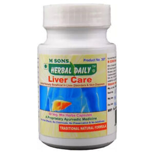 Suppléments quotidiens de soins du foie à base de plantes M SONS capsule végétale unisexe (60 capsules)