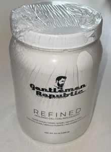 Gentlemen Republic Refined Modeling Gel Hard Hold 64 Oz  - Picture 1 of 2