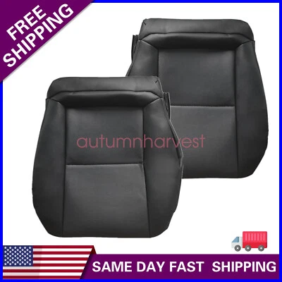 Cubierta de asiento inferior negra para conductor y pasajero Mercedes Benz C300 C350 2008-14 Foto 1 de 4