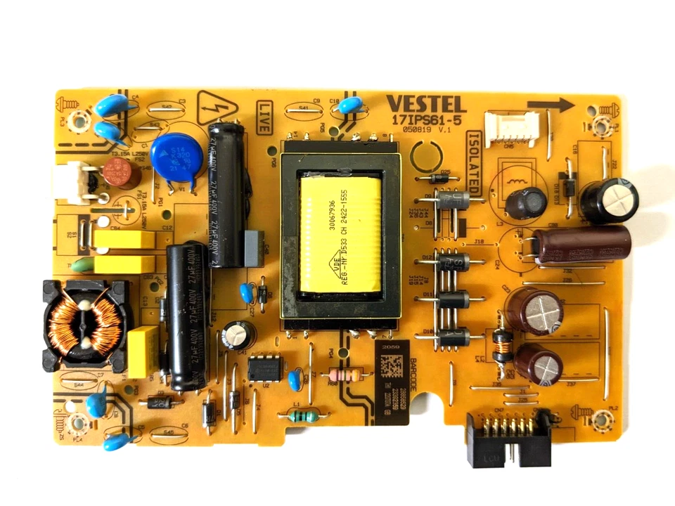 GENUINE ORIGINAL JVC LT-24CA120 POWER SUPPLY BOARD VESTEL 17IPS61-5 *M63* - Image 1 of 1