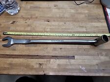 Snap on OH28 SAE 7/8 12pt 17.5" Long Flex / Swivel Socket Combination Wrench USA