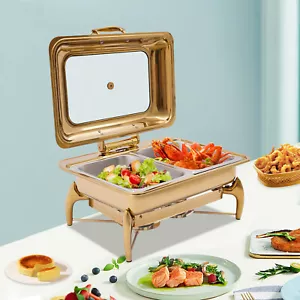 9 L Chafing Dish Buffet Set for Catering Parties Buffets Stove Heat Preservation - Picture 1 of 20