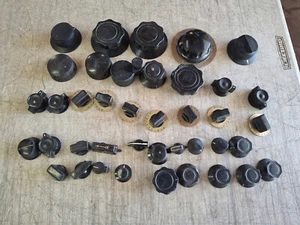 Lot of 40 Vintage Ham Radio Dials Indicator Knobs - Picture 1 of 20
