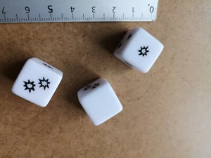 3 x WHITE DICES LEAGUE OF INFAMY G290 - Imagen 1 de 1