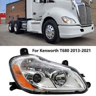Conjunto de faros halógenos laterales derecho pasajero para Kenworth T680 2013-2021 Foto 1 de 4