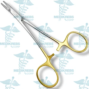 Mayo Hegar Needle Holder w/ Tungsten Carbide 12 cm OR Grade German Steel - Picture 1 of 2
