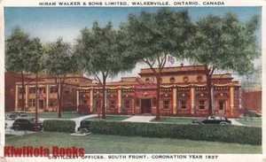 Postal Hiram Walker & Sons Walkerville Ontario Canadá - Imagen 1 de 2