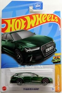 2023 Hot Wheels #187 HW Wagons '17 Audi RS 6 Avant Green