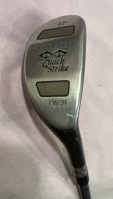 Snake Eyes Quick Strike 22° 7W/3i Hybrid Club RH R Flex Graphite 39 inch - Image 1 of 4