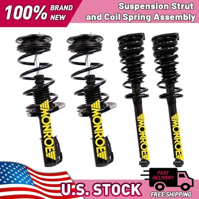 Front Rear Struts w/ Coil Spring fits 1999-2001 2002 Chevrolet Cavalier 2.4L - Image 1 of 4