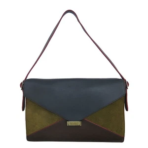 Celine Multicolor Leather and Suede Blend Diamond Medium Clutch and Shoulder Bag - Picture 1 of 4