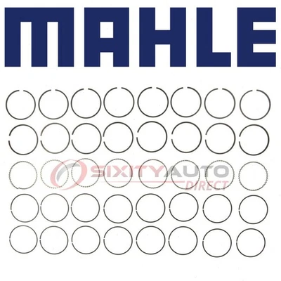 MAHLE Engine Piston Ring Set for 1964-1973 Chevrolet Chevelle 4.6L 5.0L V8 - lc Foto 1 de 4