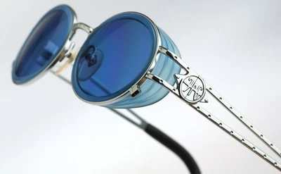 JPG Jean Paul Gaultier Sunglasses Blue 58-6202 Vintage 1990s - Image 1 of 4