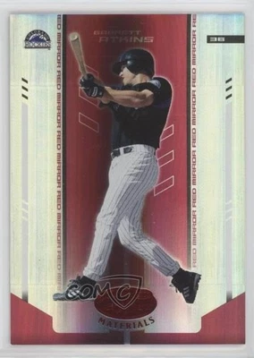 2004 Leaf Certified Materials Red Mirror /100 Garrett Atkins #66 - Image 1 of 2