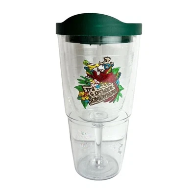 Vaso de copa de vino Jimmy Buffet Margaritaville Tervis It’s 5 O’clock Somewhere Foto 1 de 4
