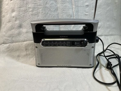 Radio Shack Portable Analog AM FM WX Weather Radio 1200889 Tested! - Image 1 of 4