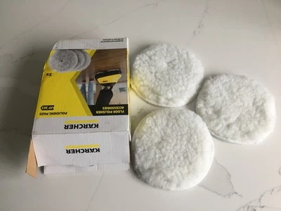 Kärcher FP303 Polish Pads for Waxed Wooden and Parquet Flooring (Pack of 3) - Image 1 of 4